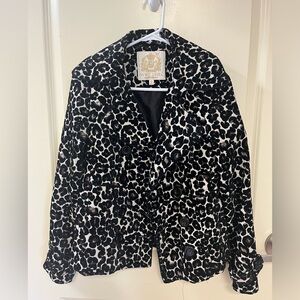 Leopard Print Coat - Size S
